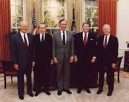 George-HW-Bush-and-other-former-Presidents